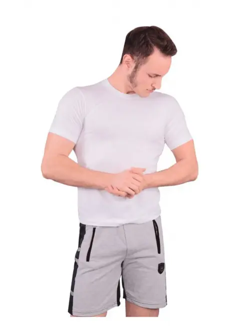 Sıfır Yaka Erkek Atlet 105 | Beyaz