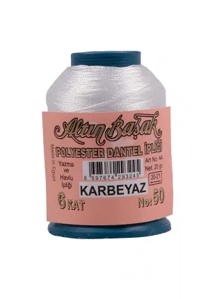 Altınbaşak Oya ve Dantel İpi 20 gr - Royaleks - No: K.BEYAZ